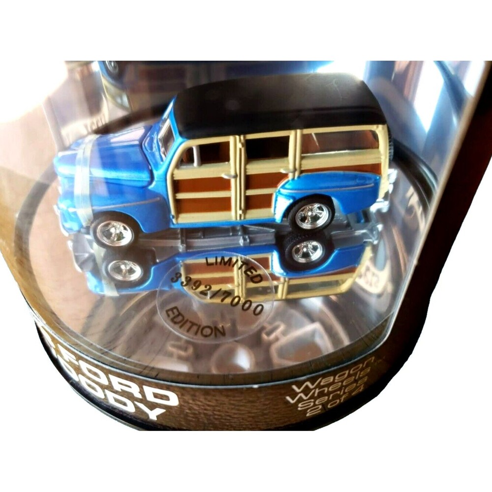 2005 SHOWCASE HOT WHEELS: WAGON WHEELS SERIES #2/4 '48 FORD WOODY Metallic Blue - Picture 9 of 16